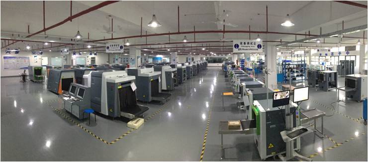 日聯科技安檢機生產車間一角 日聯科技安檢機生產車間一角